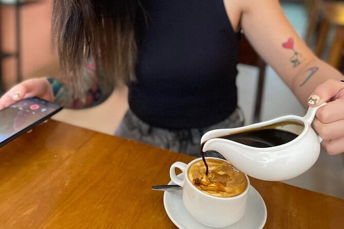 1 hour Egg Coffee Cooking Class with Snack and Local Instructor - A spring roll makes the finish more satisfying