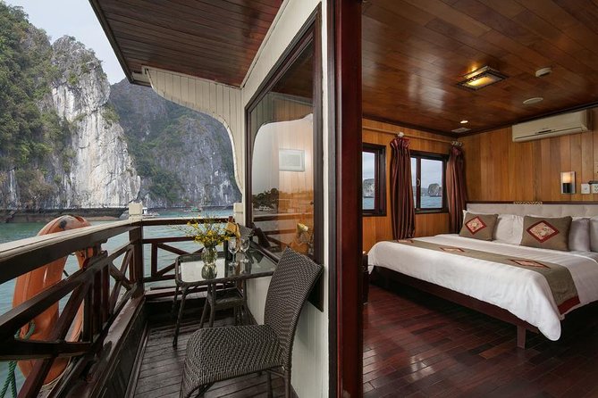 2-Day Halong Bay Overnight Cruise from Hanoi - The first look at Halong Bay from the junk