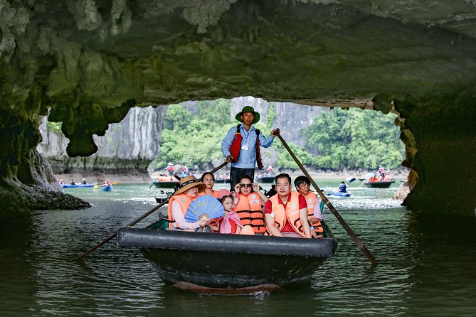 2-Day Oriental Sails Junk Cruise of Halong Bay - Sung Sot Cave and Titop Island in the afternoon