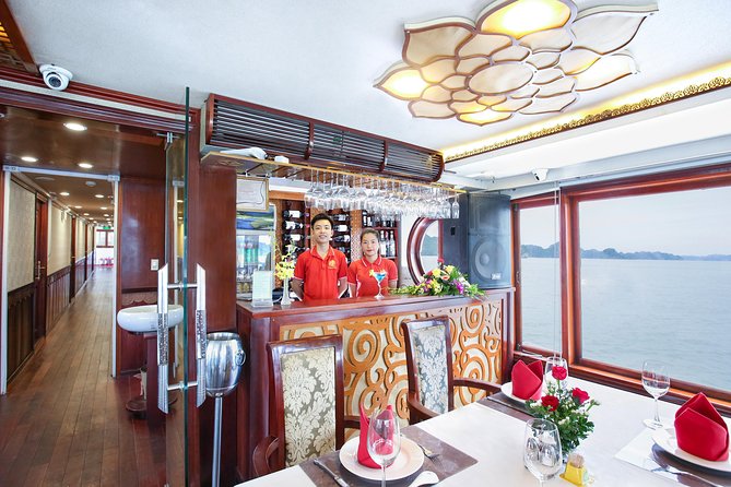 2-Day Oriental Sails Junk Cruise of Halong Bay - Luon Cave by kayak or shared sampan