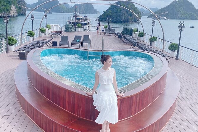 2-Days Aspira Cruise Tour around Hanoi- Halong- Lan Ha Bay - Ha Long Bay from the water