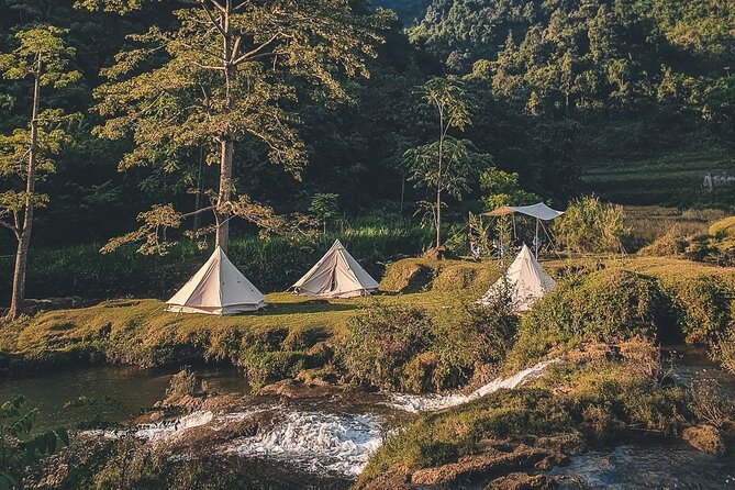 2 Days Camping Tour in Angel Eye Mountain and Ban Gioc Waterfall - Nguom Ngao Cave and the Four Pillars of Heaven