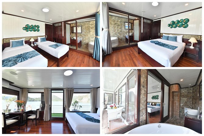 2 Days Ha long Sapphire Cruise - What the deluxe cabin gives you overnight