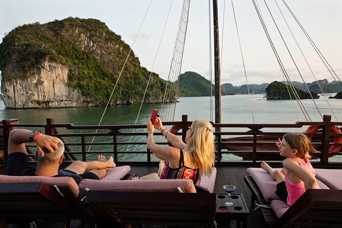 2D1N: Halong Bay 4-Star Cruise - Cave, Kayak, Swim, Meals - Sunset, cooking, and the first night onboard