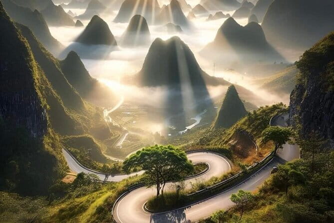 5 Days 4 Nights Ha Giang Cao Bang Ban Gioc - Free Drom 1N before - Day 1: Bac Sum Pass to Quan Ba and Tham Ma Pass