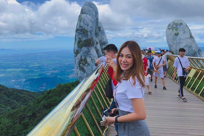 Afternoon private transfer from Danang city to the Golden Bridge - The easiest route from Da Nang to Ba Na Hills