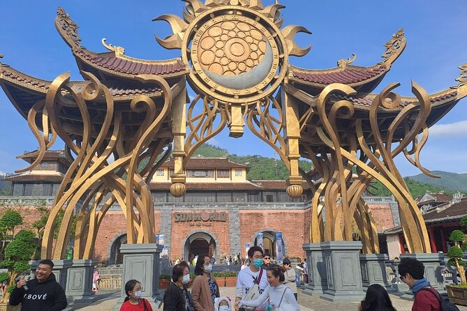 Afternoon private transfer from Danang city to the Golden Bridge - Walking across the Golden Bridge