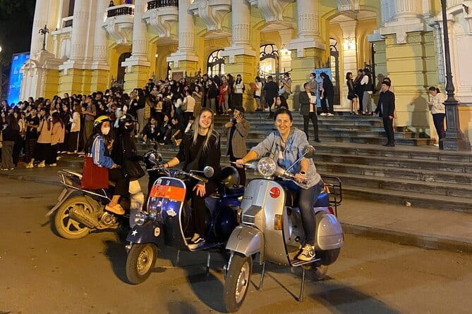 Amazing Vespa Night Tour For Food Lover - Starting at Hanoi Opera House