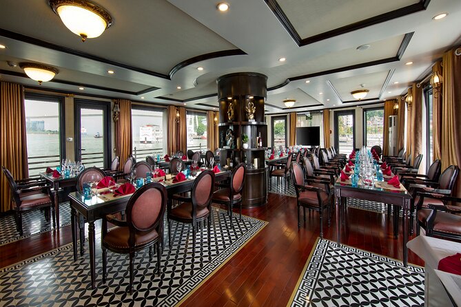 Athena Royal Cruise - Luxury Halong Bay Overnight Cruise 2D1N Tour - Titop Island for swimming and climbing