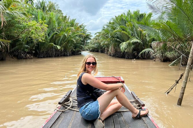 Authentic 'Less-Touristy' Mekong Delta Ben Tre 1-Day Tour - The Mekong River boat ride and fresh fruit