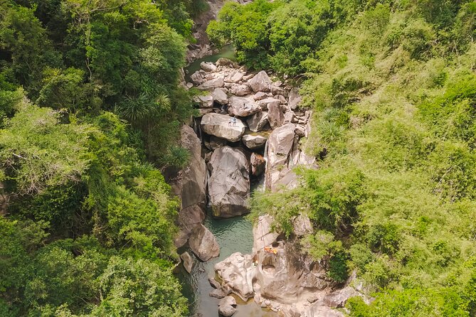 Ba Ho Waterfall Discovery - Half Day Tour - Pool two: the rope swing and the boldest jumps