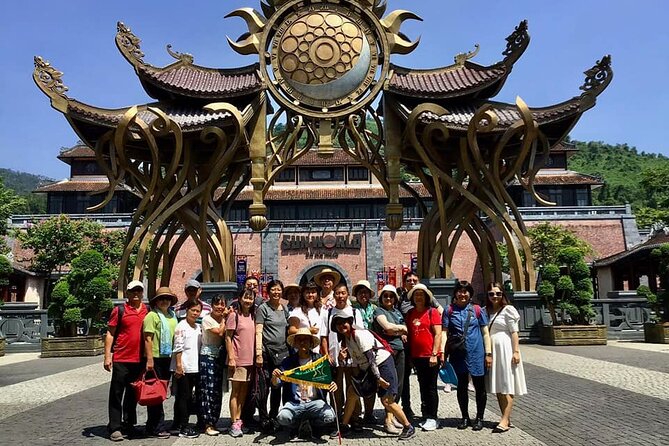 Ba Na Hills and Golden Bridge Full Day Tour Small Group - French Village brings European theater to the mountain