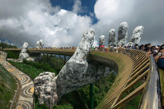 Ba Na Hills & Golden Bridge Full-Day Tour - The Golden Bridge is the photo stop