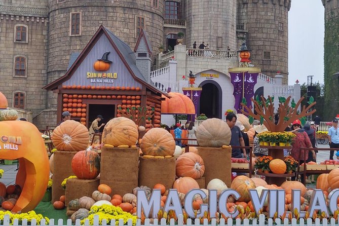 Ba Na Hills & Golden Bridge: Private Return Transfer from Da Nang - French Village, gardens, and mountain attractions