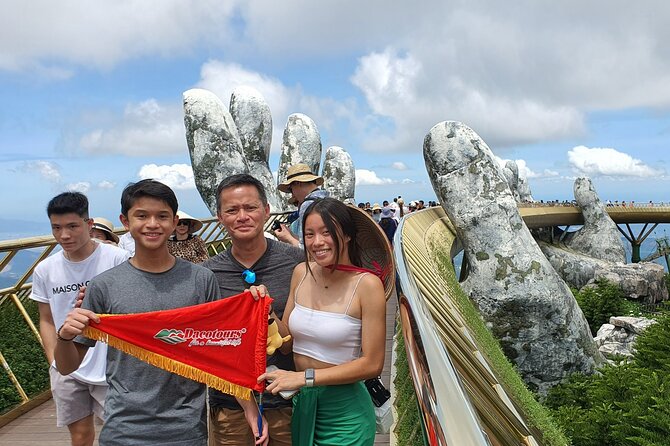 Ba Na Hills with Golden Bridge Private Tour - Crossing the Golden Bridge