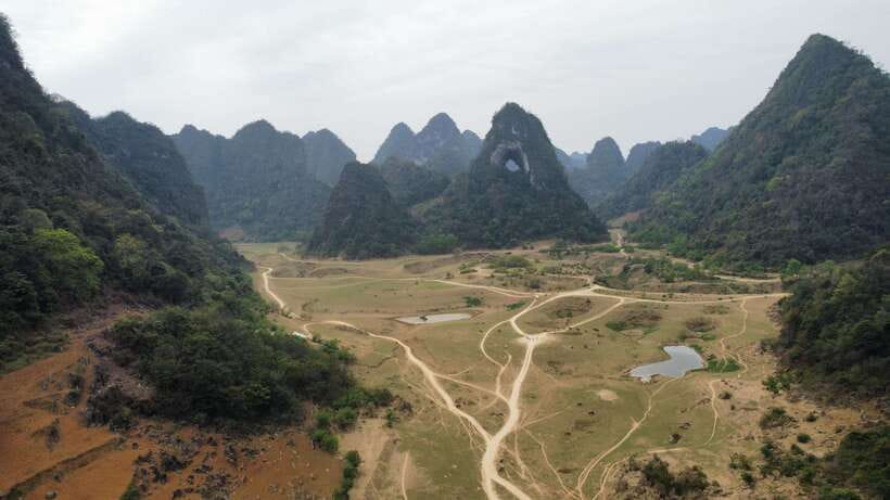 Ban Gioc Waterfall - God Eyes Mountain 1 Day By Car - Ngao Cave and its natural stone shapes