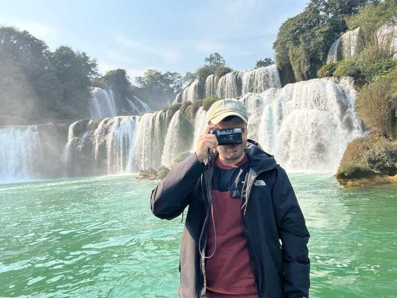 Ban Gioc Waterfall - God Eyes Mountain 1 Day By Car - Truc Lam Pagoda and the border view