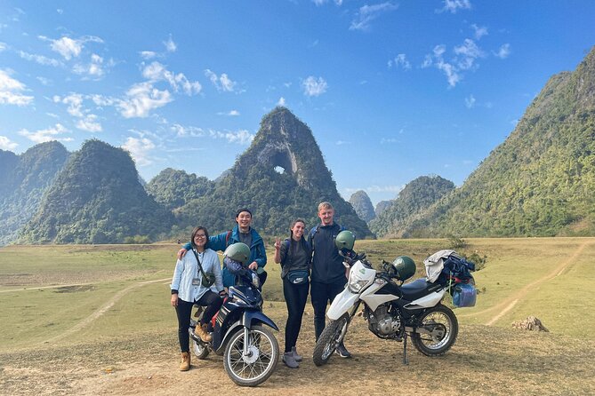 Ban Gioc Waterfall & Mt Angel Eye Full Day Trip with Easy Rider - Riding pillion through villages and karst country