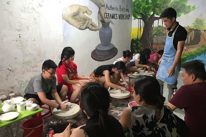 Bat trang Pottery Class in Hanoi Old Quarter/Handmade experience - Firing, glazing, and collecting your pottery