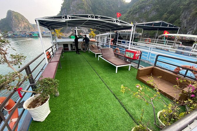 Best love - Full Day Boat Tour to Lan Ha Bay and Ha Long Bay - The final cruise and sunset over the bays