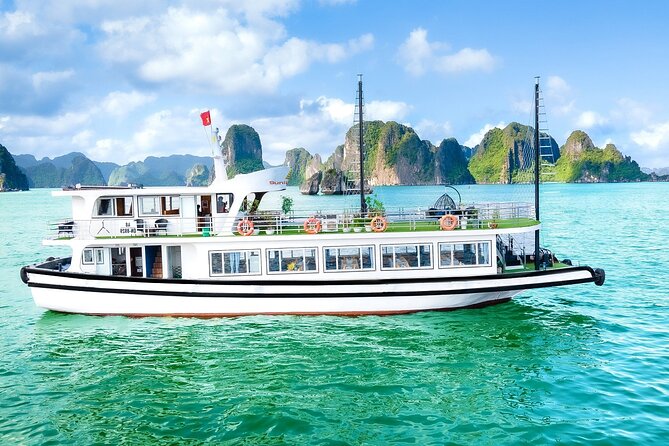 Best Price Halong 5 Star Day Cruise Buffet, Pool ,Sunset party - Luon Cave and the optional water activity