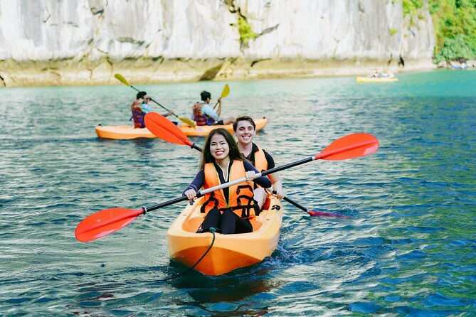 Best Price Halong 5 Star Day Cruise Buffet, Pool ,Sunset party - Sunset party and the mood on board