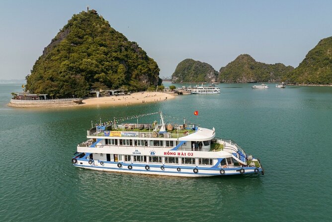 Best Price Halong Bay Full-Day Trip,Cave,Titop,Kayak By Transfer - Walking through Sung Sot Cave