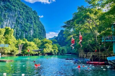 Botanic Garden – Paradise Cave – Zipline – Mudbath at Dark Cave