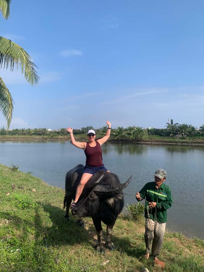 BUFFALO RIDING -BASKET BOAT & BIKE TOUR-HOI AN - Why this half-day tour packs in so much