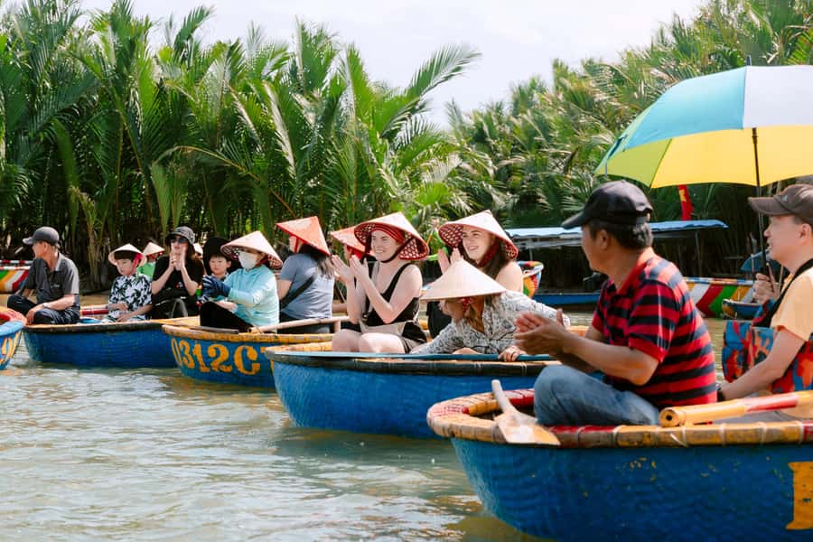 BUFFALO RIDING -BASKET BOAT & BIKE TOUR-HOI AN - Meeting the buffalo and taking a short ride