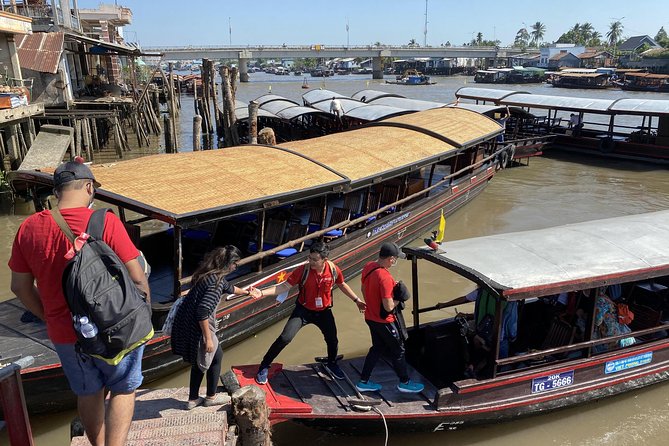 Cai Be Mekong Delta Tour: Cooking Class, Cycling & Craft Villages - Seeing Cai Be’s former floating market from the Tien River