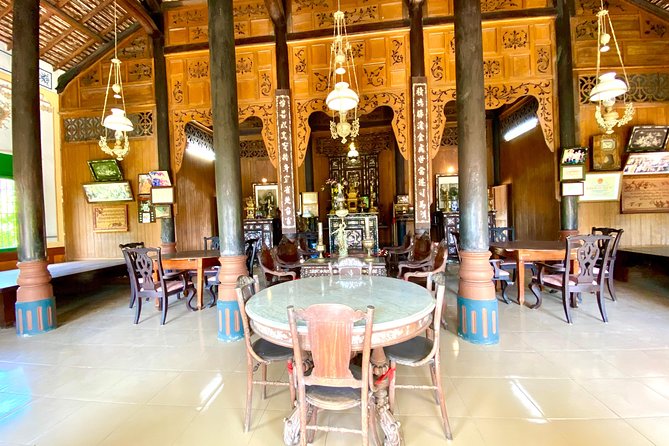 Cai Be Mekong Delta Tour: Cooking Class, Cycling & Craft Villages - Coconut candy, rice popcorn, fruit, and Vietnamese folk music