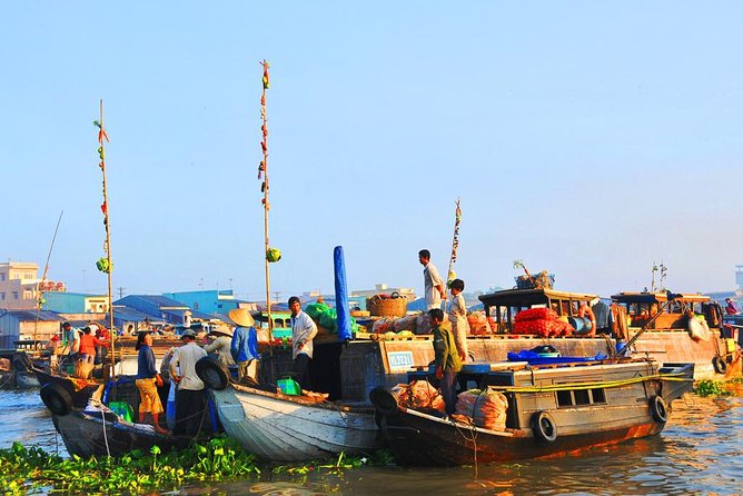Cai Rang Floating Market & Mekong Delta Private 1-Day Tour - Mekong River boats and the four islets