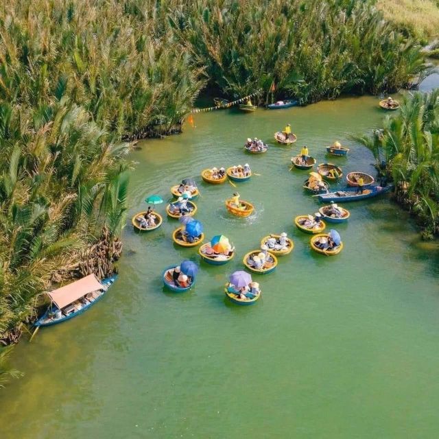 Cam Thanh Coconut Basket Boat Experience from Hoi An/Da Nang - A welcome drink at a fisherman’s house