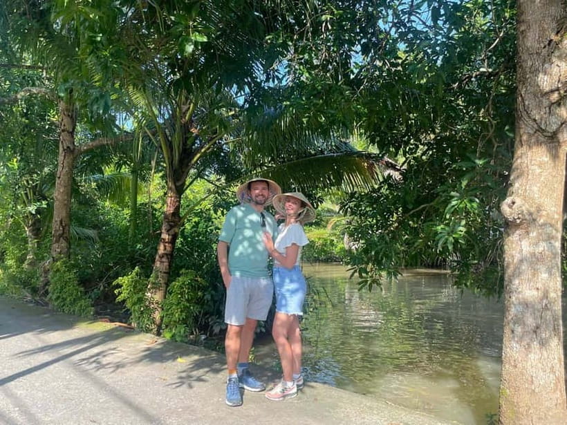 Can Tho: Floating Market, Cacao & Canals with French Guide - Narrow canals and water coconut trees