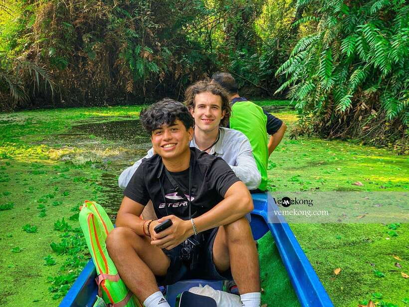 Can Tho: Lung Ngoc Hoang Forest Nature Reserve Half-Day Tour - Entering the wetland by boat