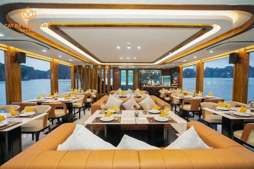 Cat Ba Island: Lan Ha Bay Full-Day with Luxury Cruise - Leaving Cat Ba through Cai Beo Floating Village
