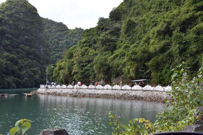 Cat Ba: Lan Ha, HaLong bay full day- biking, kayaking, lunch - Swimming at Ba Trai Dao beaches