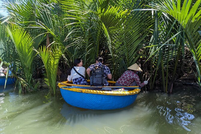 Chan May Port : Private tour to Da Nang & Hoi An Old Town - Cam Thanh’s round basket boats and coconut waterways