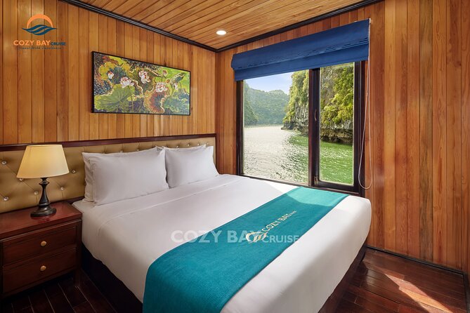 CozyBay Cruise-The Best Small Group 2D/1N inHalong-All inclusive - Hanoi pickup and the trip to Tuan Chau Harbor