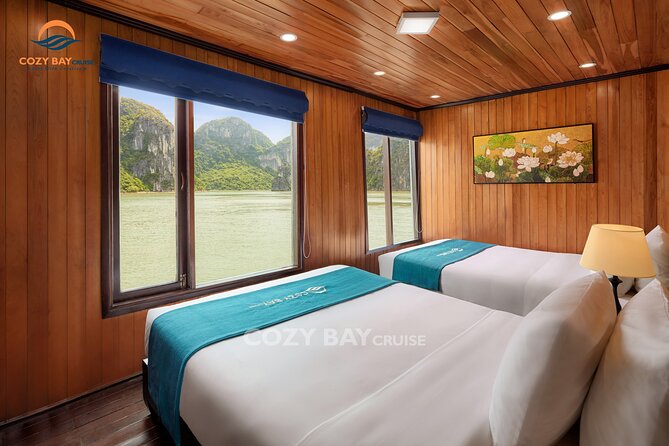 CozyBay Cruise-The Best Small Group 2D/1N inHalong-All inclusive - Evening onboard: cooking, squid fishing, and social time