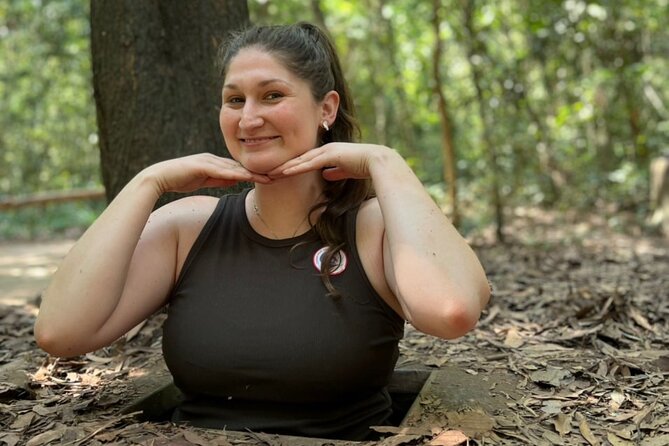 Cu Chi Tunnels tour In The Morning by DGT - Ben Dinh begins with a political viewpoint
