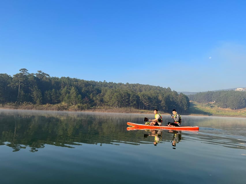 Da Lat: Tuyen Lam Lake Kayak or SUP Tour - Handmade coffee on an islet