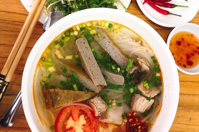 Da Nang Food Tour Motorbike & Sightseeing By Ao Dai Lady Rider - Four food choices, with an important menu detail