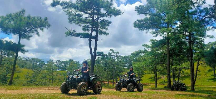 Dalat: 1- or 2-Hour Sightseeing ATV Adventure - Watching for buffalo and wild horses