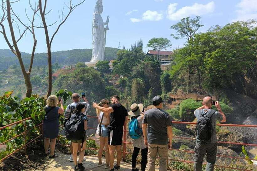 Dalat: 3 Waterfalls Day Tour — Datanla, Pongour & Elephant - Linh An Pagoda and the huge Lady Buddha