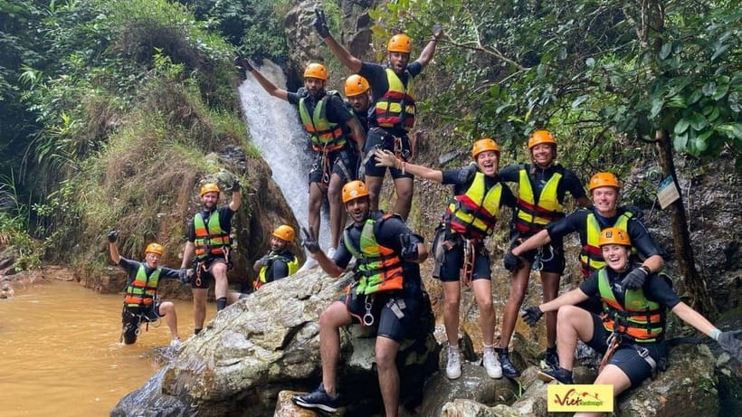 Dalat: Canyoning Extreme Adventure Vietnam - The lazy river and second dry cliff slow the pace