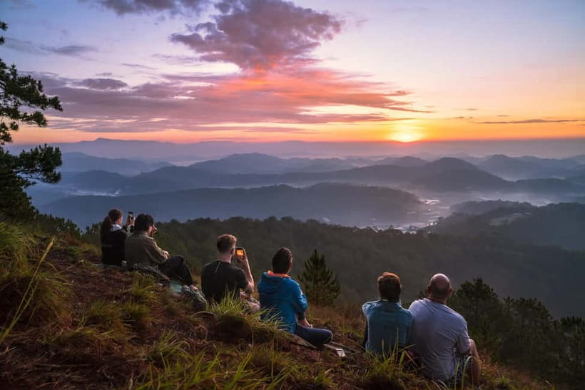 Dalat: Cloud Chasing packaged hike - Sunrise Pickup Included - Khánh, the guide, and the small team