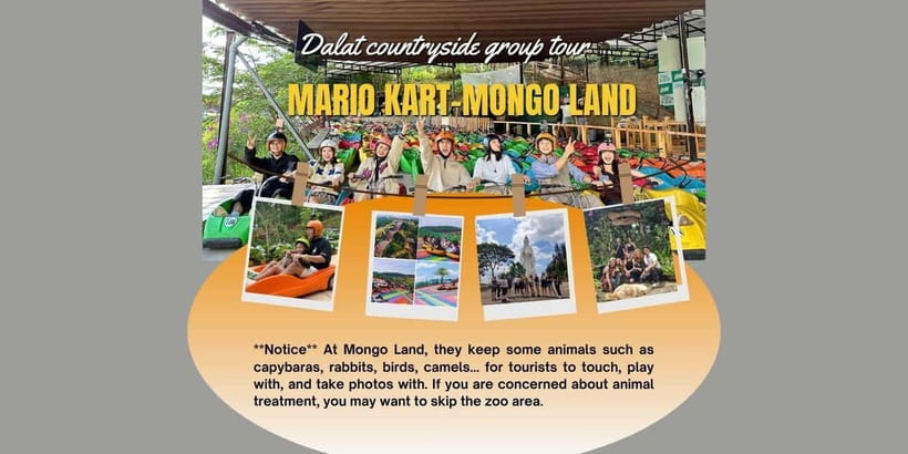 Dalat: Go Kart - Mongo Land - Countryside Small Group - Starting from central Dalat
