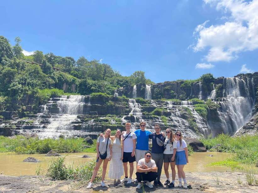 Dalat: MOTORBIKE TOUR TO PONGOUR FALLS- SILK- COFFEE FARM - K’ho villages, silk, coffee, and rice wine